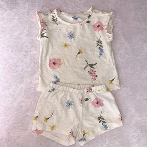 Old Navy 18-24M Floral Set